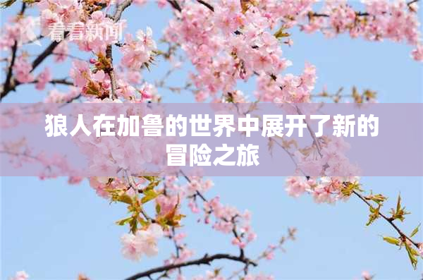 狼人在加鲁的世界中展开了新的冒险之旅