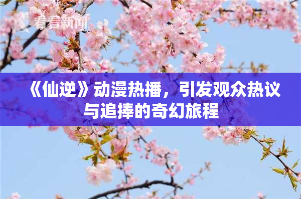 《仙逆》动漫热播，引发观众热议与追捧的奇幻旅程