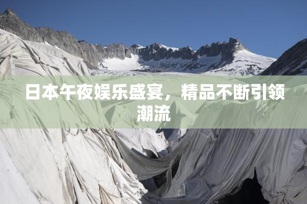 日本午夜娱乐盛宴，精品不断引领潮流