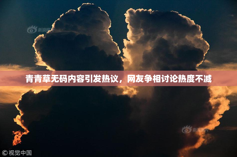 青青草无码内容引发热议，网友争相讨论热度不减