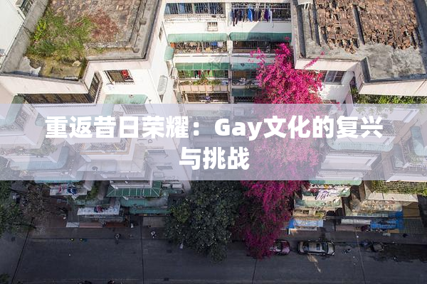 重返昔日荣耀：Gay文化的复兴与挑战