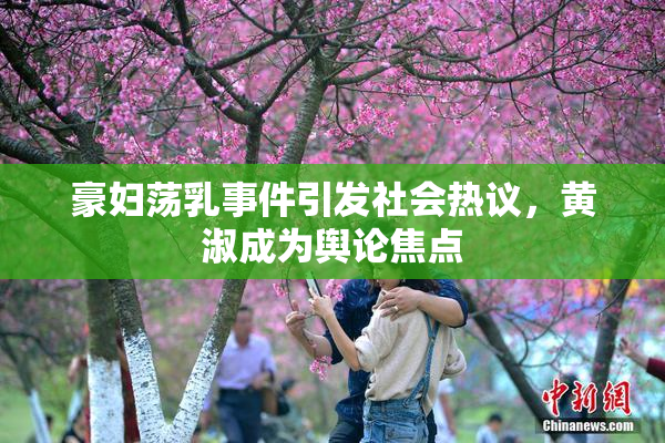 豪妇荡乳事件引发社会热议，黄淑成为舆论焦点