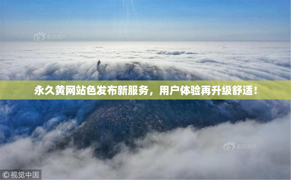 永久黄网站色发布新服务，用户体验再升级舒适！
