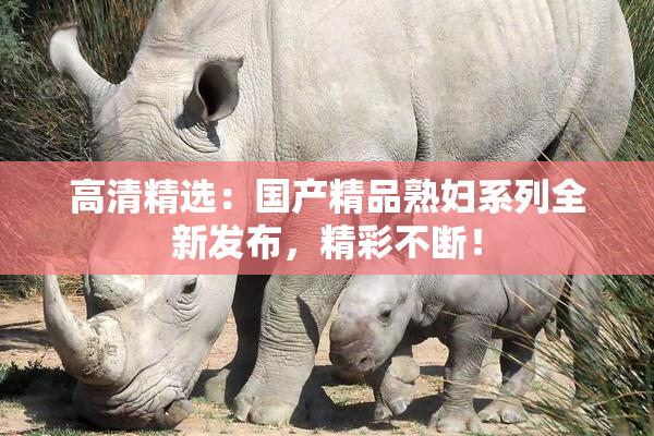 高清精选：国产精品熟妇系列全新发布，精彩不断！
