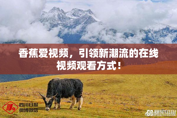 香蕉爱视频，引领新潮流的在线视频观看方式！