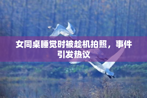 女同桌睡觉时被趁机拍照，事件引发热议