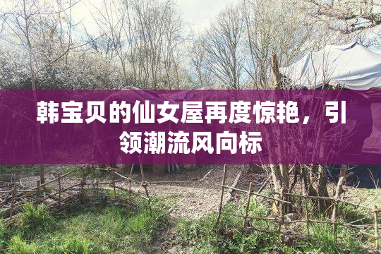 韩宝贝的仙女屋再度惊艳，引领潮流风向标