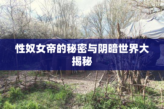性奴女帝的秘密与阴暗世界大揭秘