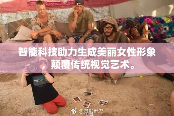 智能科技助力生成美丽女性形象，颠覆传统视觉艺术。