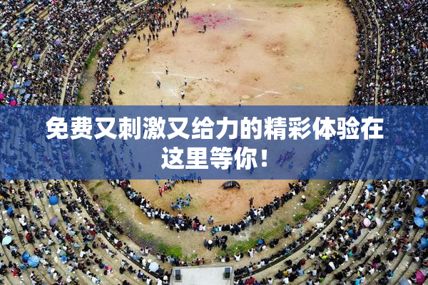 免费又刺激又给力的精彩体验在这里等你！