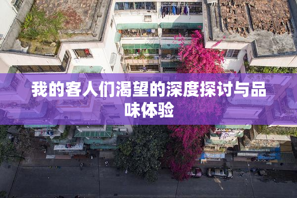 我的客人们渴望的深度探讨与品味体验