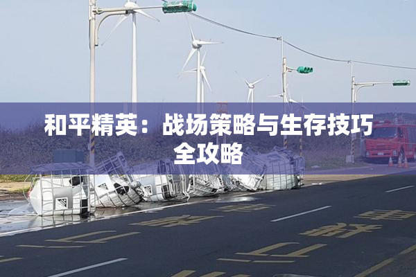 和平精英：战场策略与生存技巧全攻略