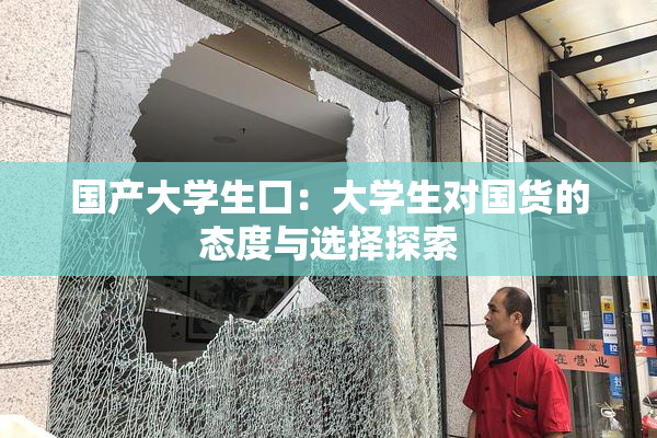 国产大学生囗：大学生对国货的态度与选择探索