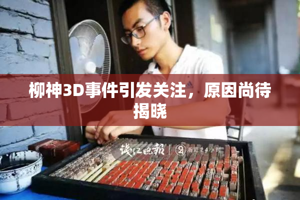 柳神3D事件引发关注，原因尚待揭晓