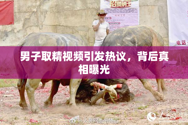 男子取精视频引发热议，背后真相曝光