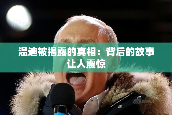 温迪被揭露的真相：背后的故事让人震惊