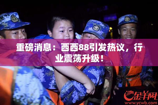 重磅消息：西西88引发热议，行业震荡升级！