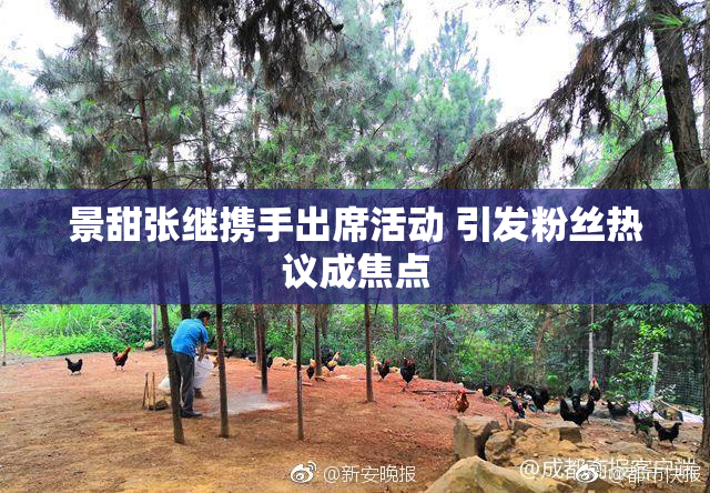 景甜张继携手出席活动 引发粉丝热议成焦点