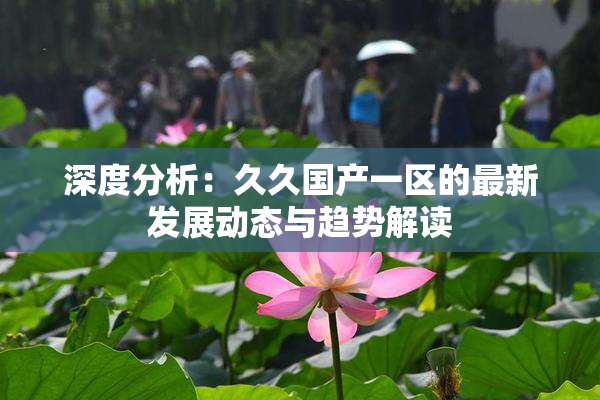深度分析：久久国产一区的最新发展动态与趋势解读