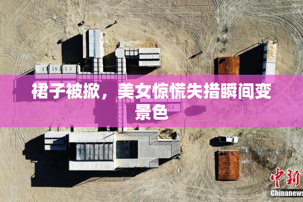 裙子被掀，美女惊慌失措瞬间变景色
