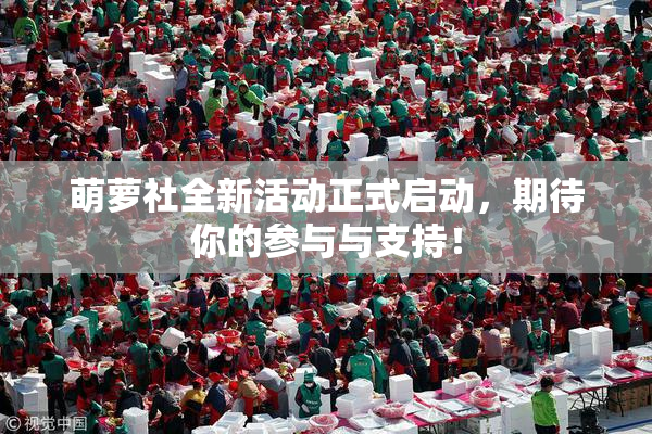 萌萝社全新活动正式启动，期待你的参与与支持！
