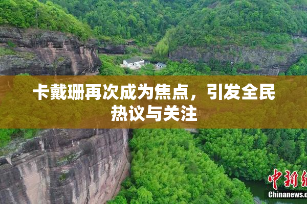 卡戴珊再次成为焦点，引发全民热议与关注