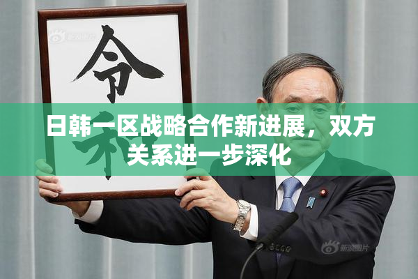 日韩一区战略合作新进展，双方关系进一步深化