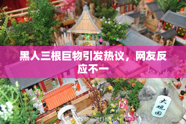 黑人三根巨物引发热议，网友反应不一
