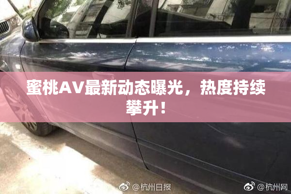 蜜桃AV最新动态曝光，热度持续攀升！
