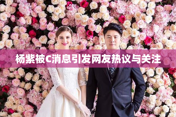 杨紫被C消息引发网友热议与关注