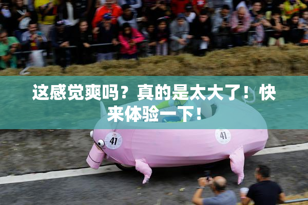 这感觉爽吗？真的是太大了！快来体验一下！