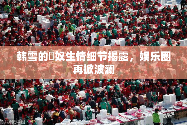 韩雪的婬奴生情细节揭露，娱乐圈再掀波澜