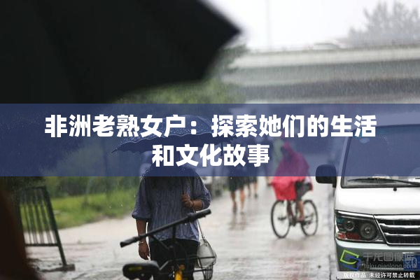 非洲老熟女户：探索她们的生活和文化故事