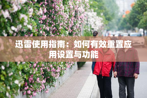 迅雷使用指南：如何有效重置应用设置与功能