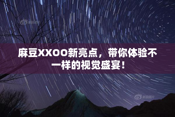 麻豆XXOO新亮点，带你体验不一样的视觉盛宴！