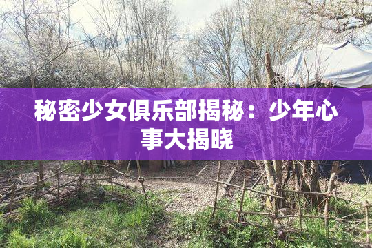 秘密少女俱乐部揭秘：少年心事大揭晓
