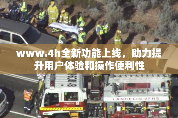 www.4h全新功能上线，助力提升用户体验和操作便利性