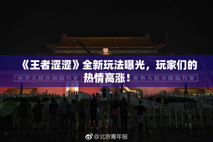 《王者涩涩》全新玩法曝光，玩家们的热情高涨！