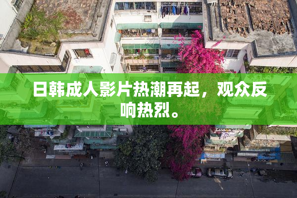 日韩成人影片热潮再起，观众反响热烈。