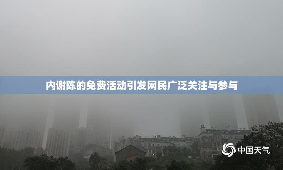 内谢陈的免费活动引发网民广泛关注与参与