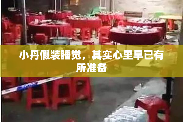 小丹假装睡觉，其实心里早已有所准备
