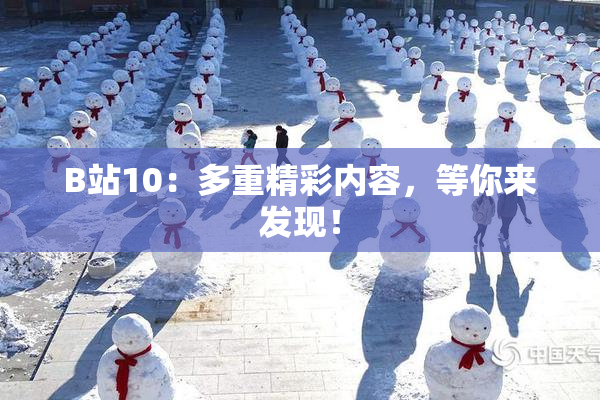 B站10：多重精彩内容，等你来发现！
