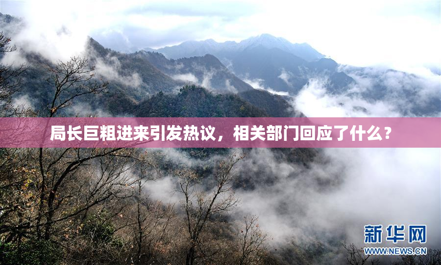 局长巨粗进来引发热议，相关部门回应了什么？